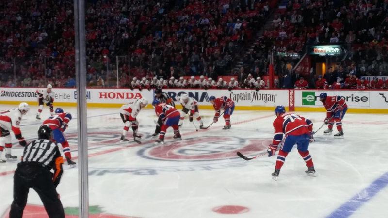 Montreal Canadiens Prestige Centre Tickets Billet 112 DD 4th row