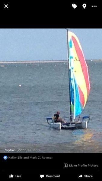 Hobie Cat Wave Sail Boat