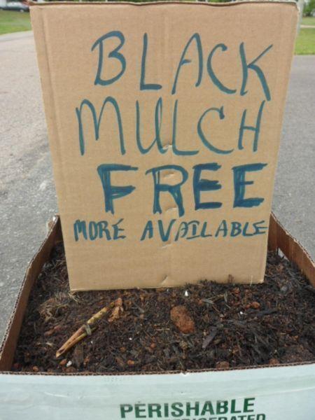 Mulch Black Mulch FREE