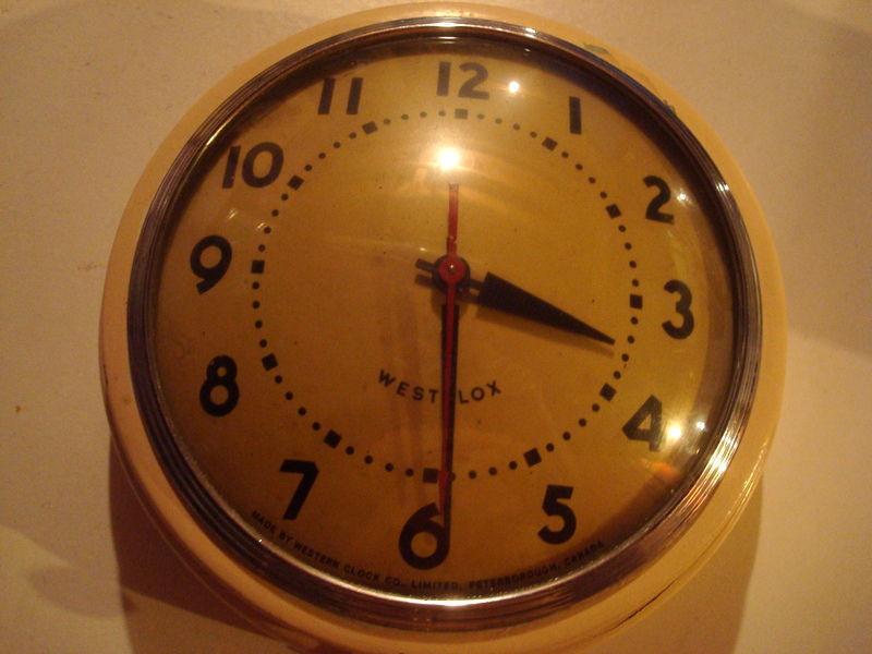 Westclox Electric Clock--antique