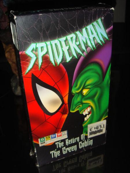 VHS-SPIDER-MAN-THE RETURN OF THE GREEN GOBLIN-FILM/MOVIE