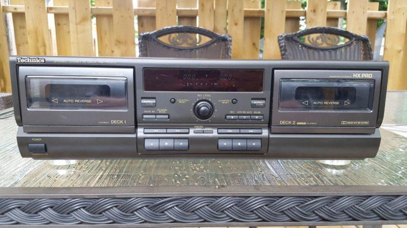 Lecteur cassette Technics double