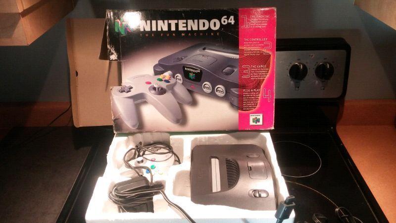 Nintendo 64 et boite