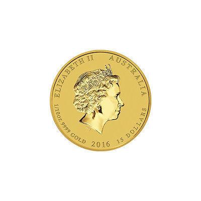 Pièce or/bullion gold monkey king 2016 1/10 oz