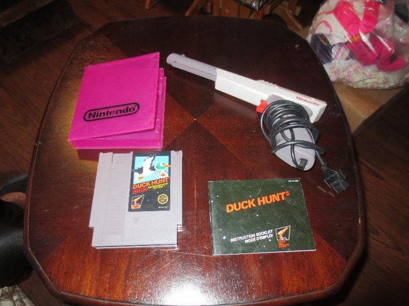 Duck Hunt with book, hard protective case and gun $45