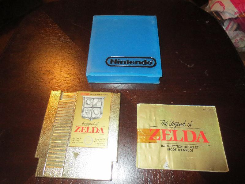 Legends of Zelda with book and hard protective case $40