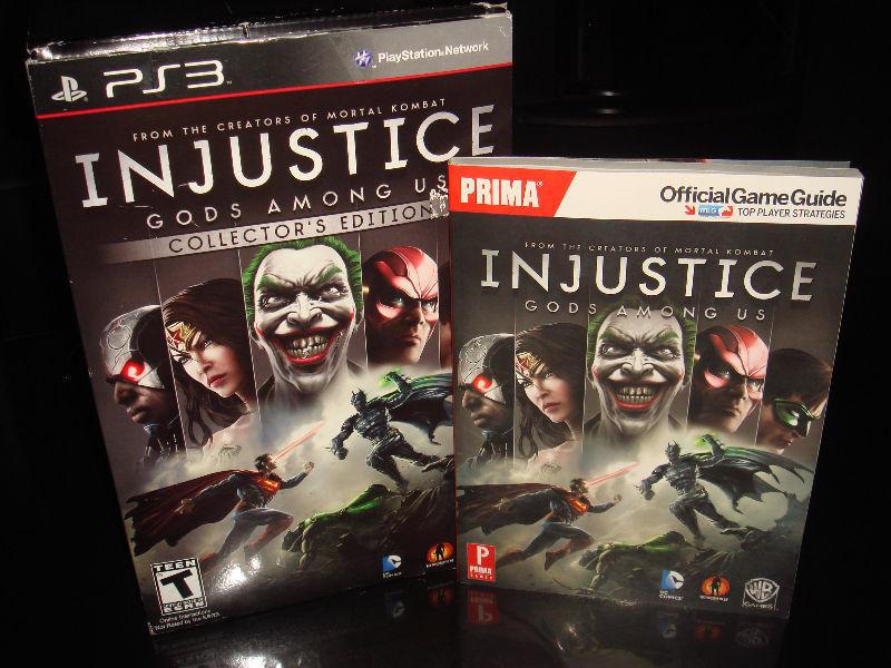 PS3-INJUSTICE-GOD'S AMONG US-COLLECTOR'S+GUIDE (NEUF/NEW)