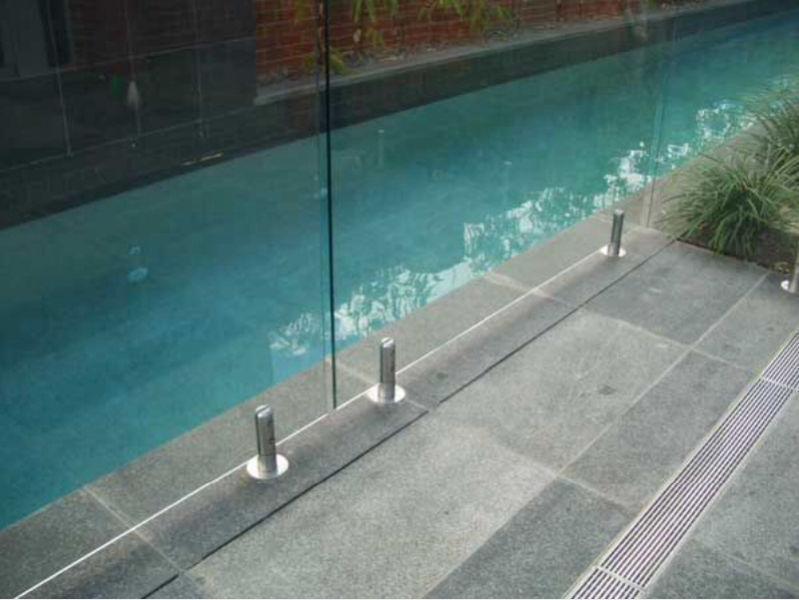 Panneau de verre trempé pour clôture de piscine et balcon