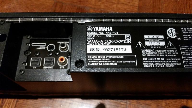 nouveau prix YAMAHA front surround system subwoofer 140$