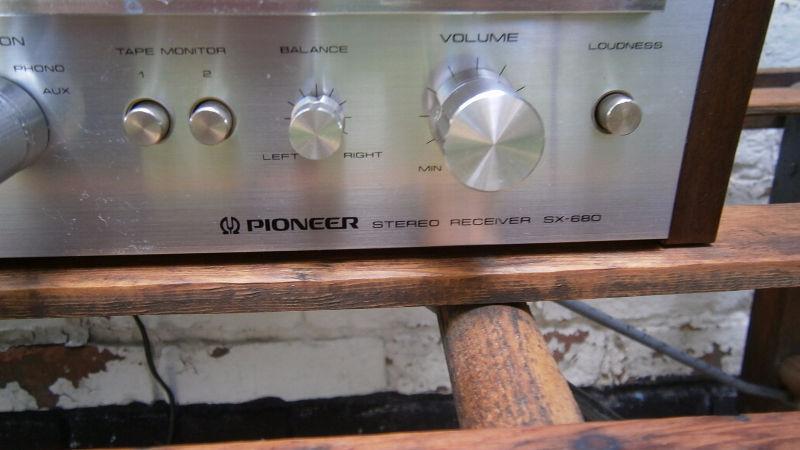 Vintage Ampli Pioneer sx680 FM-AM Stereo Receiver ( cleaned )
