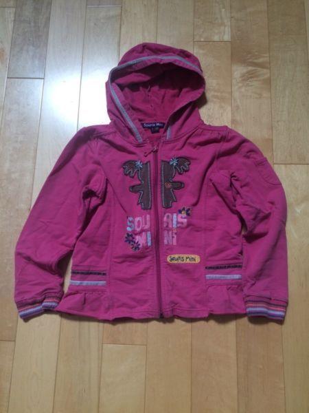 Veste Souris Mini rose 7 ans