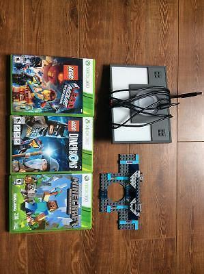 Lego dimensions with portal, Lego movie video game and Minecraft