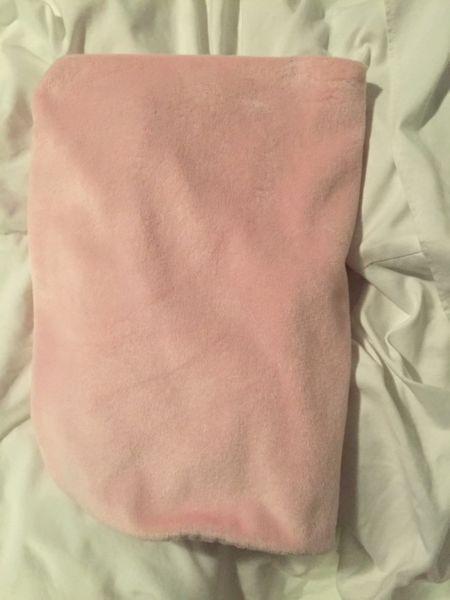 Pink Minky change pad cover