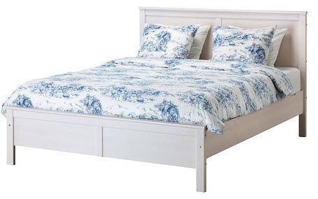Aspelund Bed Frame, Double, White
