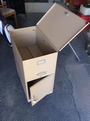 Beige Filing Cabinet and Storage