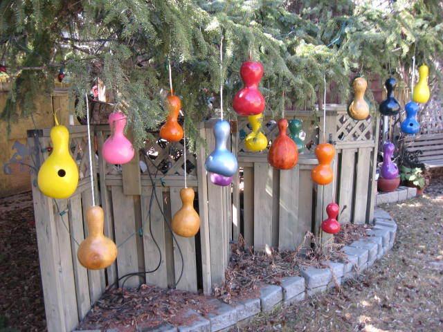 BIRD HOUSES - ( Made from GOURDS )