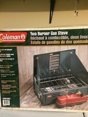 Coleman two burner gas stove