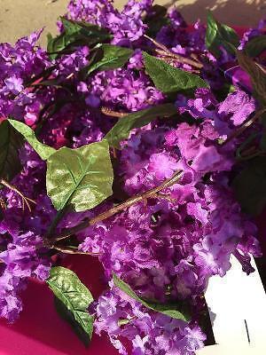 Purple spring garland