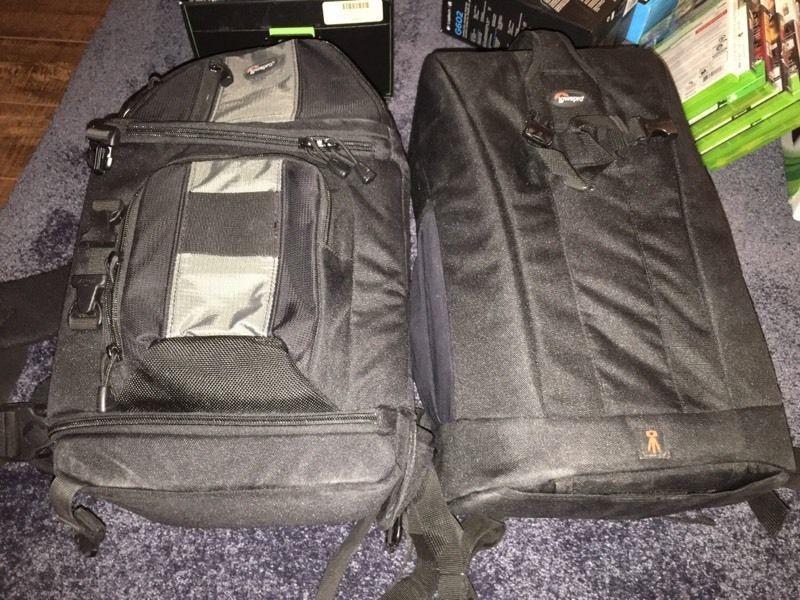 Two Camera bags for sale