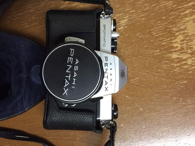 Pentax Asahi Spotmatic II 55mm lense and accessories