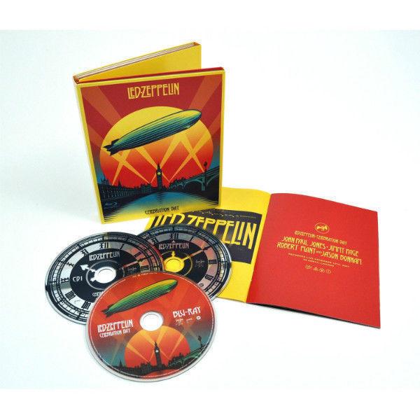 Led Zeppelin Celebration Day box set (blu-ray and CD's)
