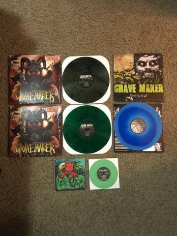 Gravemaker LPs & 7