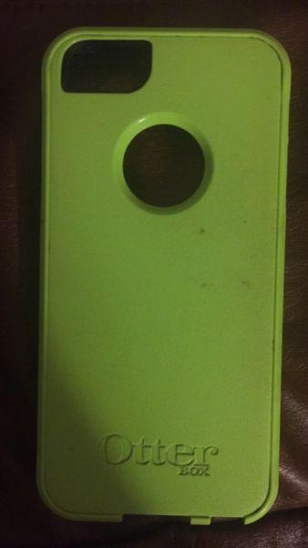 Green/blue I phone 5s/c otter box