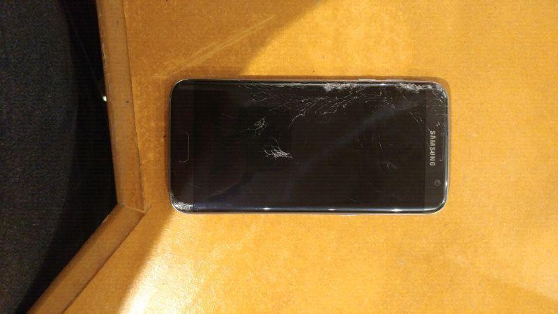Brand new s7 edge with cracked screen $450 obo