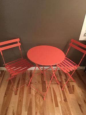 Table and Two chairs