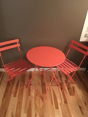 Table and Two chairs