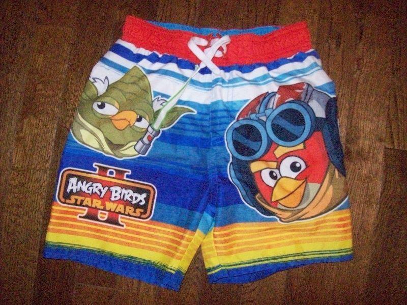 Angry Birds Star Wars Swim Trunks, Boys 6/6X