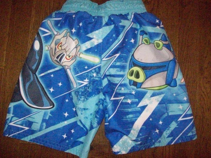 Angry Birds Swim Trunks, Boys 6/6X