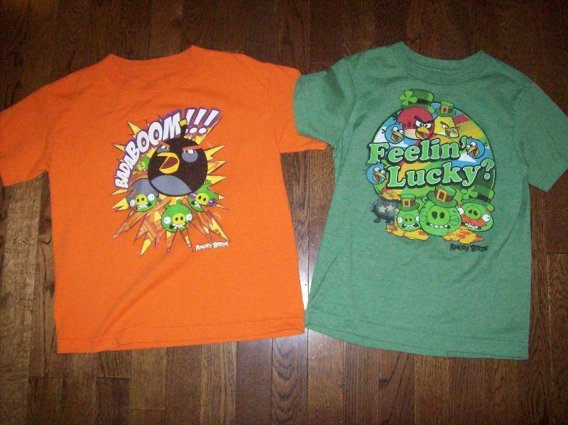 Angry Birds Tees, Boys 6/7