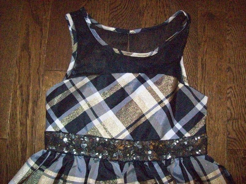 Girls Plaid Dress 6-6X