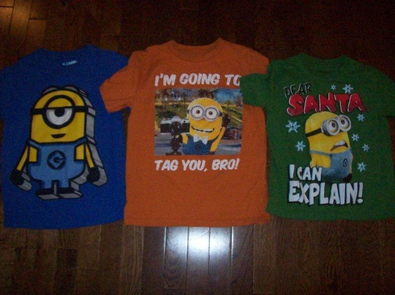 Minion Tees, Boys 6/7