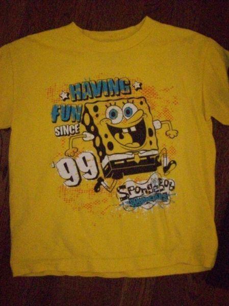 Spongebob Tees, Boys 6/7