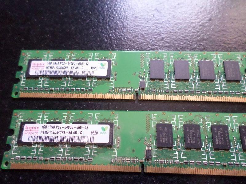 DDR2 & DDR1 Desktop and Laptop RAM Memory