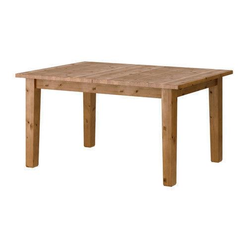 1 year new solid pine STORNÄS(Ikea) Extendable dining table