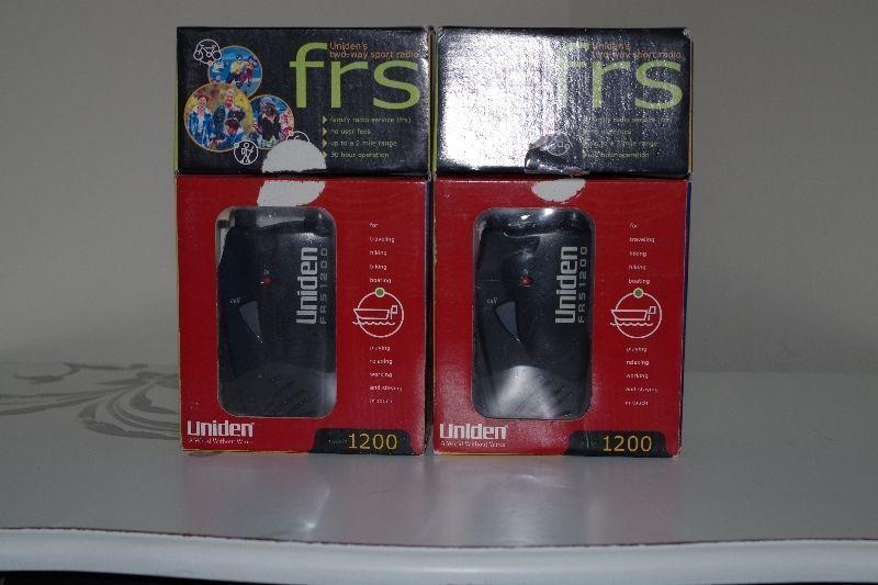 2 Uniden FRS 1200 Two-Way Sport Radios