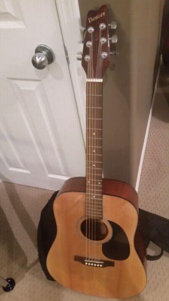 Acoustic Guitar In Good shape 220 new with taxes N