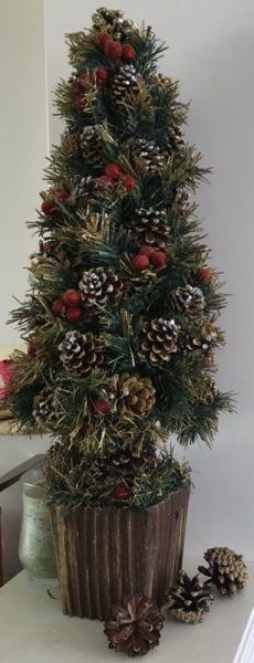 Artificial table Christmas tree