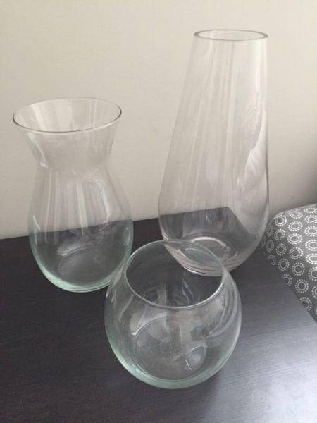 Glass vases