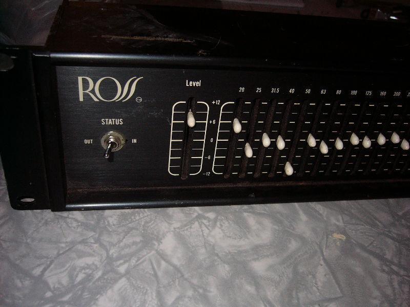 Vintage Ross R31M 31 Band Graphic Equalizer