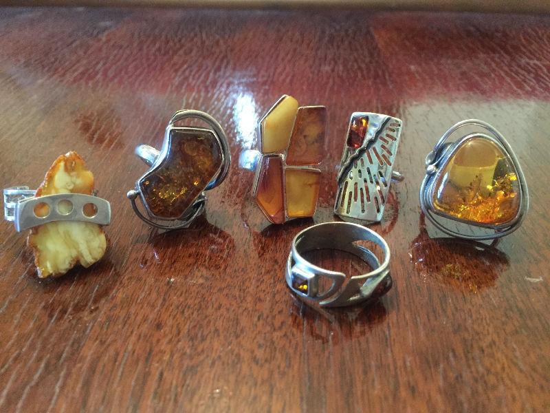 Amber and High End Fashion Jewelry