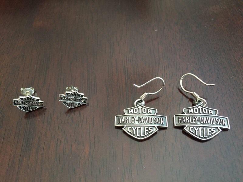 Harley Davidson earrings