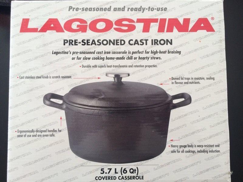 Lagostina cast iron pot