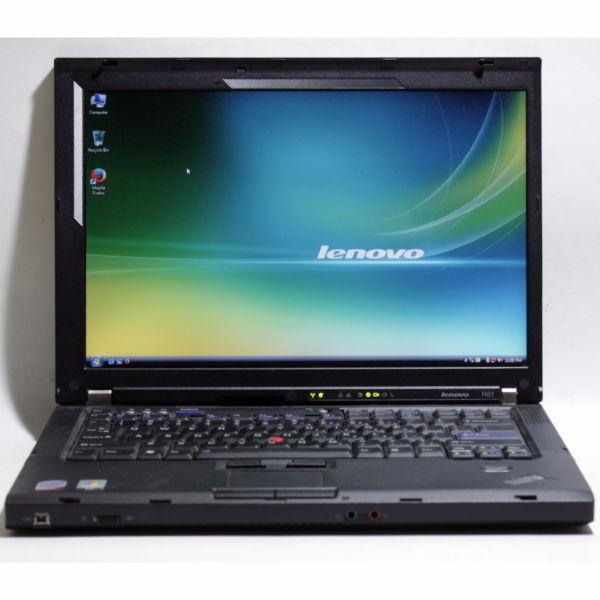 Lenovo Laptop R61 Core2Duo 2GHz DVDDRW 2GB RAM 60GB HDD WiFi 14