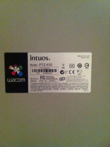 Wacom Intuos PTZ-630 Drawing Tablet MUST GO