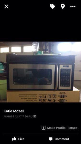 Over the range microwave