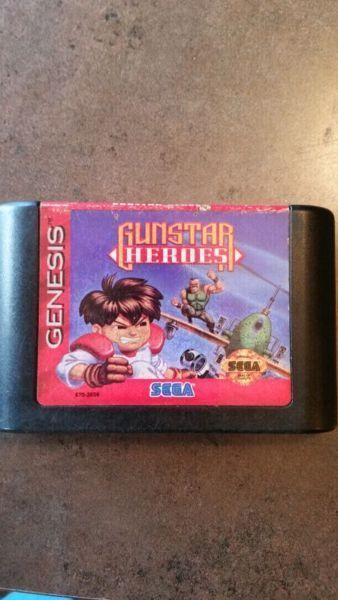 Gunstar Heroes Sega Genesis
